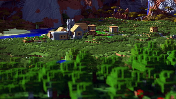 Wallpaper Minecraft, Village
