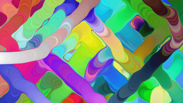 Wallpaper Mobile, Stripes, Desktop, Colorful, Paint, Abstract, Abstraction