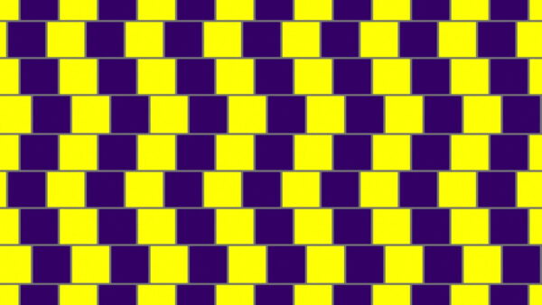 Wallpaper Purple, Yellow, Boxes, Trippy