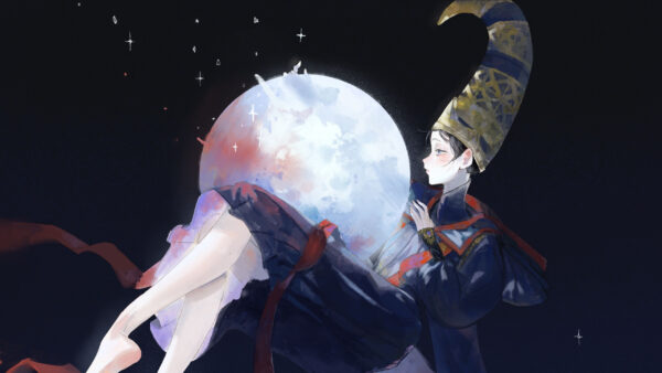 Wallpaper Elden, Ring, Moon, Full, The, Queen, Rennala