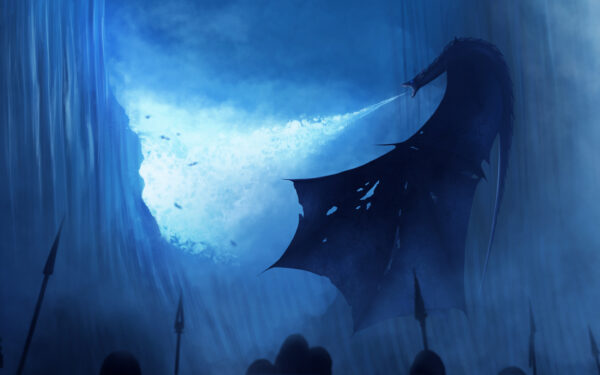 Wallpaper White, Ice, Walker, Thrones, Dragon, Game