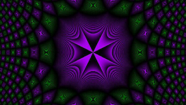 Wallpaper Purple, Trippy, Design, Desktop, Green