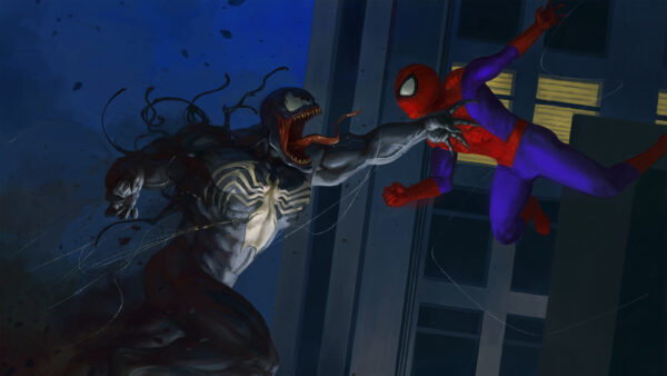 Wallpaper Venom, Spider-man