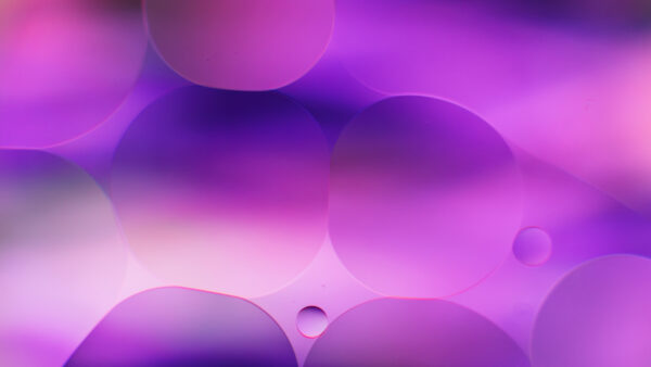 Wallpaper Abstract, Water, Bubbles, Purple, Mobile, Desktop