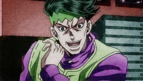 Wallpaper Kishibe, Anime, Rohan, Waistcoat, Purple, JOJO, Desktop, Shirt, And, Green, With