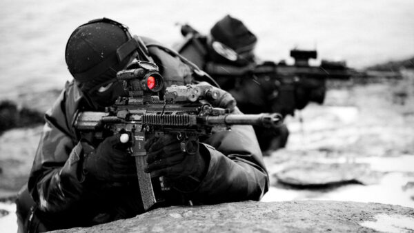 Wallpaper Army, Gun, With, Black, White, And, Indian, Picture, Soldiers, Desktop