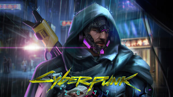 Wallpaper 2077, Sniper, Cyberpunk, Cyborg