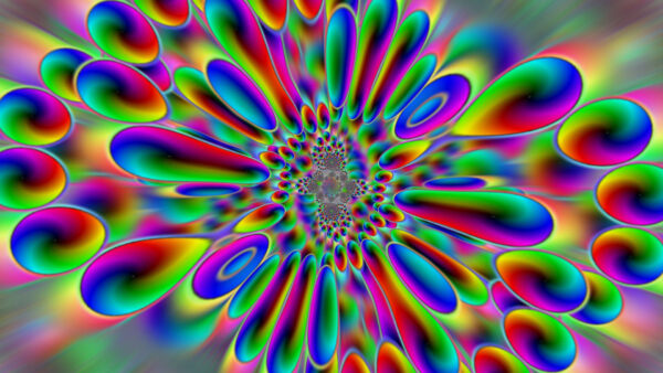 Wallpaper Background, Zoom, Trippy, Bubbles, Colorful, Blur