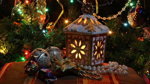 Wallpaper Lights, Toys, Christmas, Decoration, Garlands, Tree