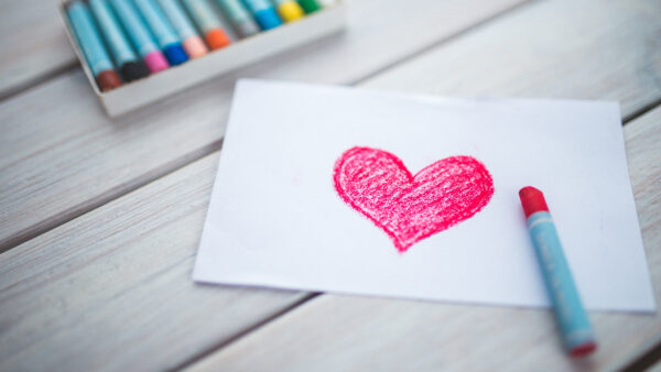 Wallpaper Heart, Love, Sketch