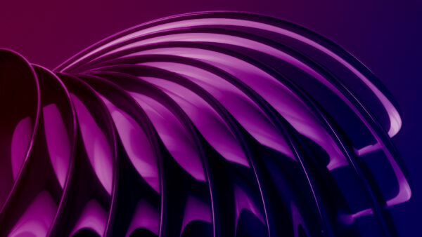 Wallpaper Wing, Purple, Neon