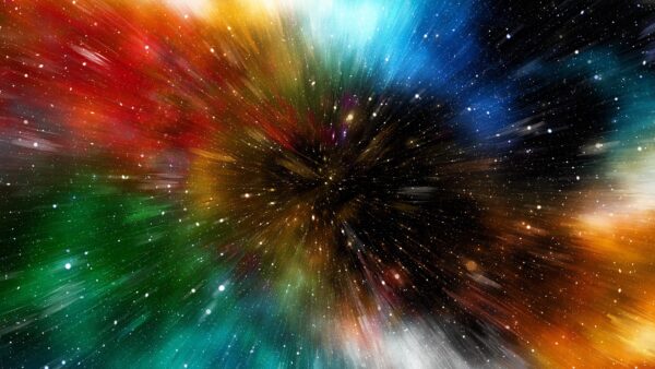 Wallpaper Mobile, Abstract, Colorful, Motion, Stars, Desktop