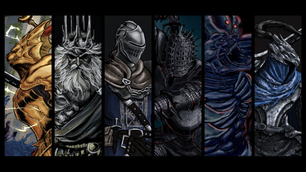 Wallpaper Desktop, Games, Souls, Slayer, Armor, Abyss, Ornstein, Picture, Dark, Dragon, Artorias