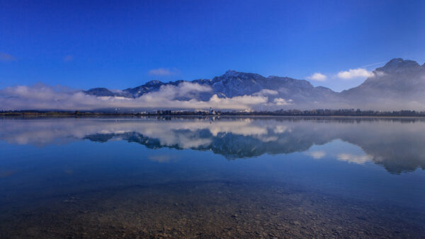 Wallpaper Bavaria, Germany, Reflection, Lake, Desktop, Nature, Mountain, Alps