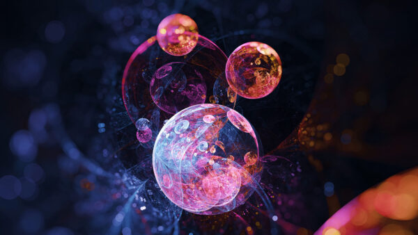 Wallpaper Sphere, Bubbles, Circles, Abstract, Colorful, Desktop, Mobile
