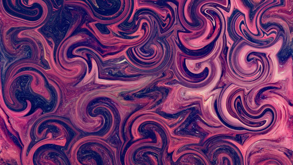 Wallpaper Pink, Art, Abstract, Shapes