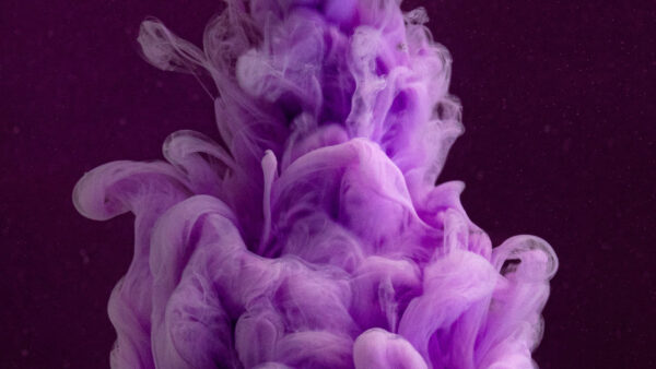 Wallpaper Purple, Ink, Smoke, Clot, Abstract