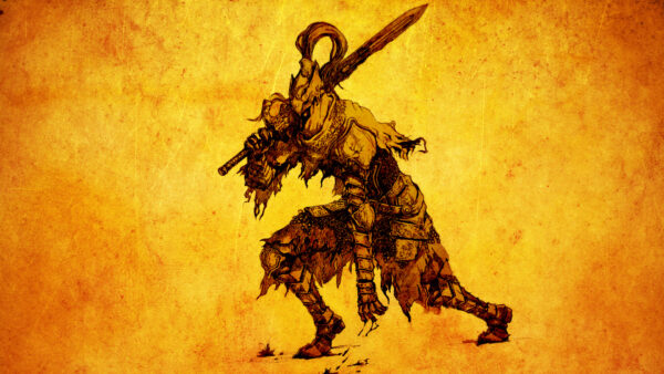 Wallpaper Dark, Artorias, Desktop, Souls, Yellow, Games, Background, With