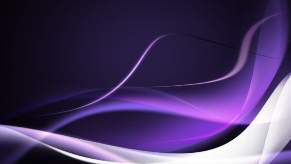 Wallpaper Lines, Abstraction, Soft, White, Graphic, Purple, Wavy, Design