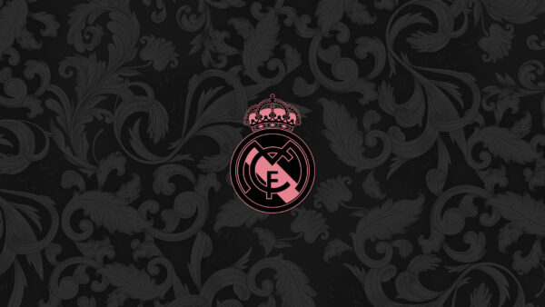 Wallpaper Symbol, Real, Light, Emblem, Ash, Crest, Background, Black, Logo, C.F, Madrid, Soccer