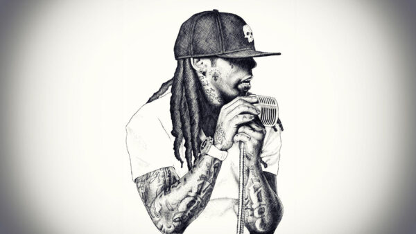 Wallpaper Wayne, Mic, Desktop, Rapper, Singing, Lil