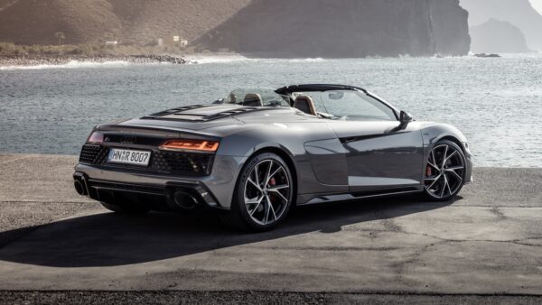 Wallpaper Cars, Performance, RWD, V10, Audi, Spyder, 2021