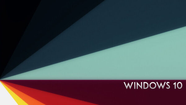 Wallpaper Logo, Colorful, Lines, Windows