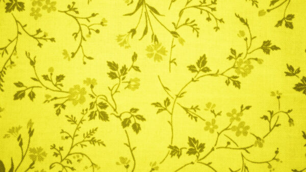 Wallpaper Leaves, Background, Spoonflower, Green, Yellow, Desktop