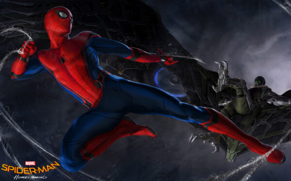 Wallpaper Homecoming, Concept, Man, Spider