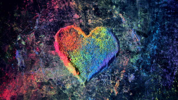 Wallpaper Heart, Valentine, Love, Colorful