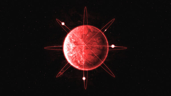 Wallpaper Red, Planet