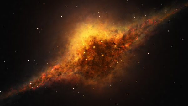 Wallpaper And, Galaxy, Clouds, With, Black, Mobile, Dirty, Yellow, Desktop, Sky, Background, Space, Luminous