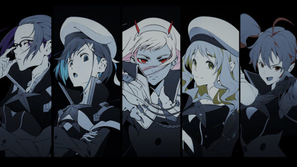 Wallpaper Darling, Anime, Kokoro, FranXX, Zero, Miku, The, With, Background, Black, Ikuno, Two, Ichigo