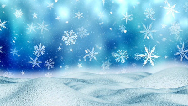 Wallpaper Snow, White, Mobile, Desktop, Snowflake