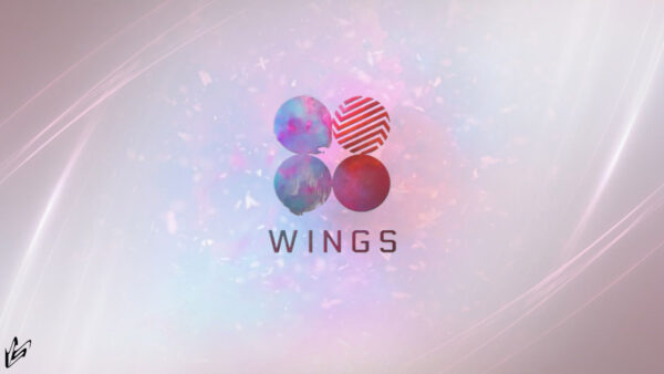 Wallpaper Wings, BTS, Logo