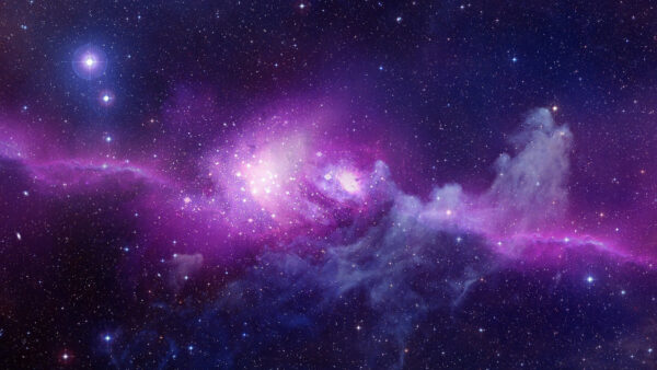 Wallpaper Stars, Space, Purple, Galaxy, Sky