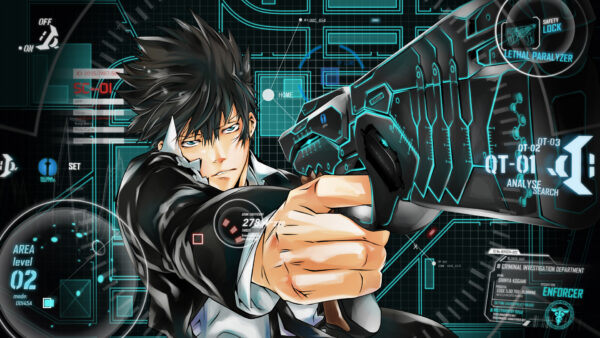 Wallpaper Shinya, Pass, With, Psycho, Desktop, Kogami, Gun