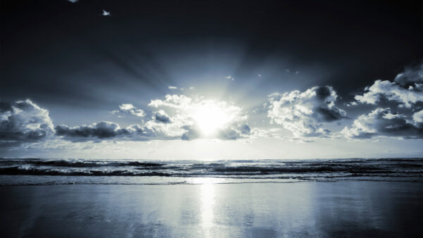 Wallpaper Sunbeam, Seashore, Desktop, Nature, Background, With