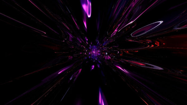 Wallpaper Desktop, Red, Purple, Particles, Dark