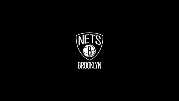 Wallpaper Crest, Emblem, Basketball, Black, Background, Brooklyn, Nets, NBA, Badge, Logo
