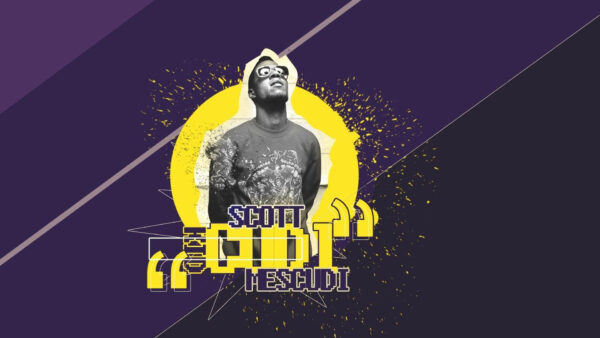 Wallpaper Kid, Looking, Yellow, Desktop, Wearing, Purple, Black, Cudi, T-Shirt, Background