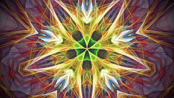 Wallpaper Art, Fractal, Pattern, Colorful, Abstract, Abstraction
