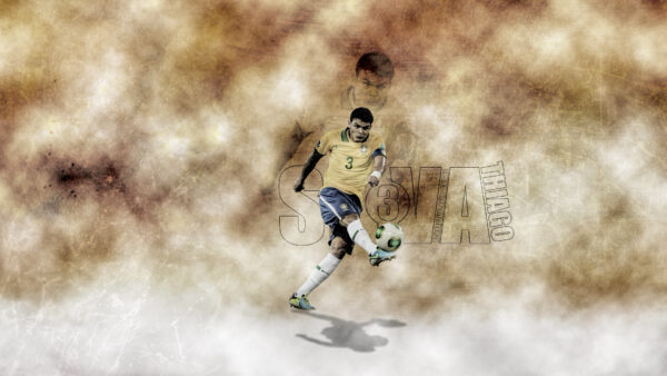 Wallpaper National, Silva, Football, Team, Brazil, Thiago