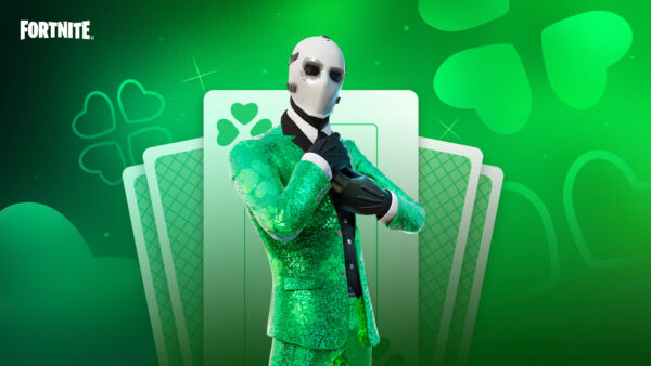 Wallpaper Wildcard, Green, Skin, Fortnite