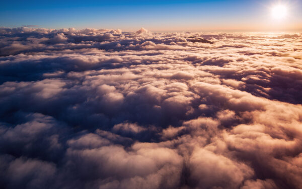 Wallpaper Clouds, Sunrise