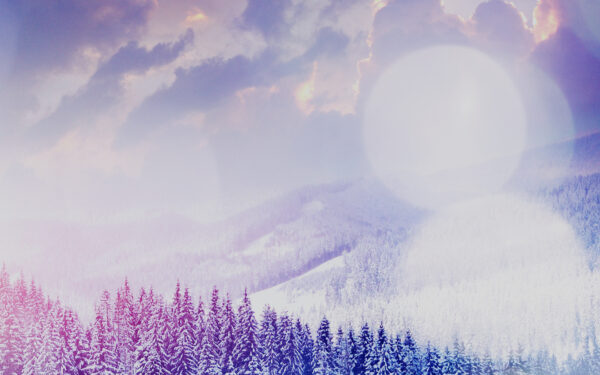 Wallpaper Winter, Mountains