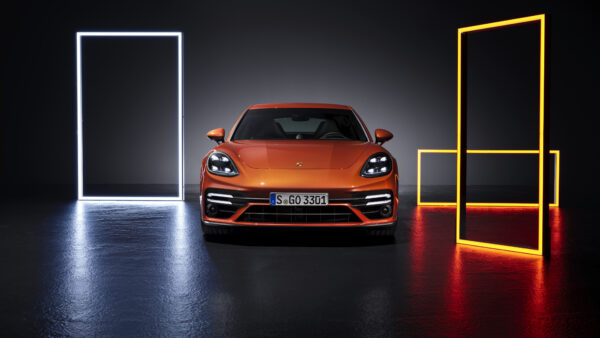 Wallpaper Cars, Porsche, Turbo, 2020, Panamera, Desktop