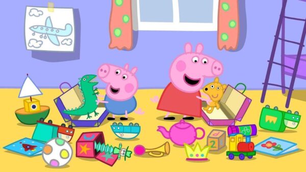 Wallpaper Toys, Pig, George, Teddy, And, With, Anime, Peppa
