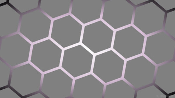 Wallpaper Desktop, Hexagon, Gray