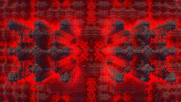 Wallpaper Desktop, Abstraction, Mobile, Shapes, Abstract, Fractal, Squares, Red